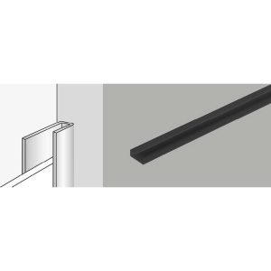 Dumawall+ Finishing Profile Black