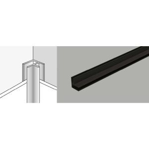 Dumawall+ Corner Profile Black