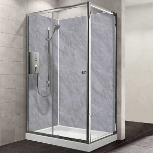 QMBM13-900 MAXI Grey Marble Shower Panel
