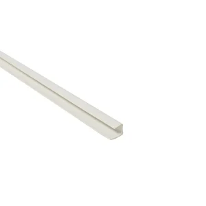 1 Part 10mm End Profile Dumaplast - White