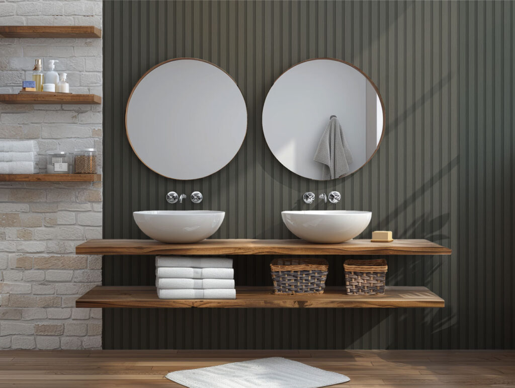 Smokey Grey Thermo Slat Wall Panel