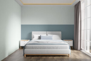 Blue Vari Slat Bedroom Situ