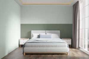 Sage Green Vari Slat Bedroom Situ