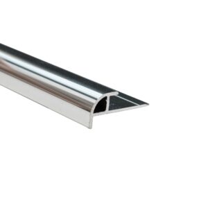 Qdwtr03 Ps Polished Silver 5mm Metal Quadrant Corner Trim